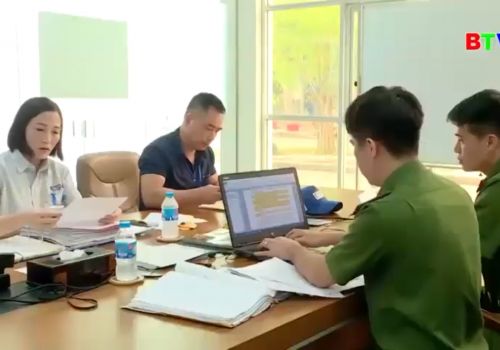 Bac Ninh Provincial Fire Protection Police periodically inspect Enshu Sanko Vietnam Co., Ltd